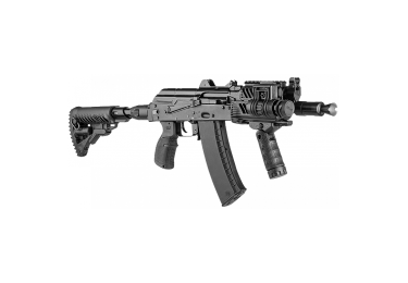 Приклад для АКСУ или АКС-74У складной (вместо складных), телескопический, компенсатор отдачи, FAB Defense M4-AKS P SB