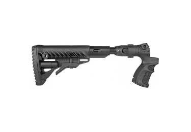 Приклад для Mossberg 500, телескопический, рукоятка, пластик, компенсатор отдачи, складной, FAB Defense AGMF 500 FKSB