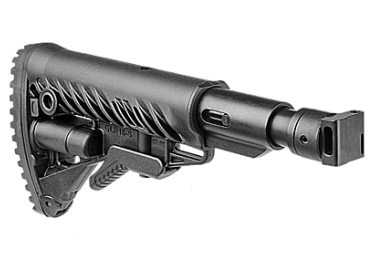 Приклад для ВПО-205 Вепрь 12 складной (вместо складных) телескопический, FAB Defense GL-SHOCK M4 VEPR