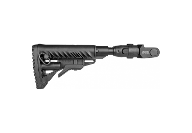 Приклад для АКМС складной, телескопический, пластик, компенсатор отдачи, FAB Defense M4-AKMS P SB