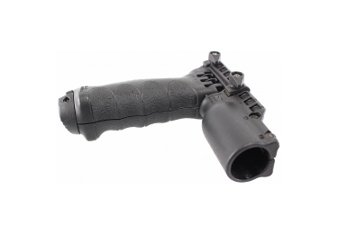 Рукоятка передняя на Weaver/Picatinny, сошки, с держателем фонаря 25.4 мм, регулируемая, складная, быстросъемная, пластик/алюминий, FAB Defense, T-POD G2 FA