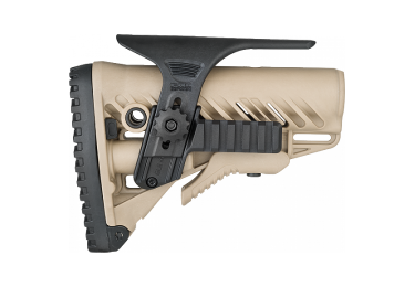 Щека FAB Defense для приклада GLR-16, пластик, регулируемая, две планки Weaver/Picatinny, FD-GPCP