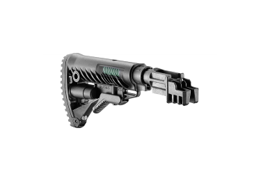 Приклад для АКМ вместо нескладных, телескопический, пластик, компенсатор отдачи, FAB Defense SBT-K47 FK