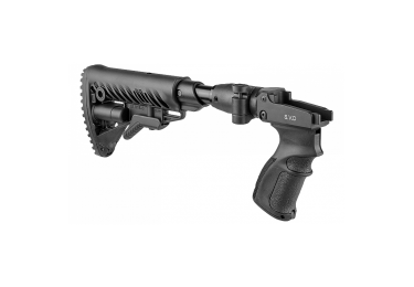 Приклад для Тигр, СВД складной (вместо нескладных) телескопический, компенсатор отдачи, FAB Defense M4-SVD-SB