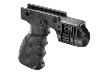 Рукоятка передняя на Weaver/Picatinny, с держателем фонаря 25.4 мм, пластик, FAB Defense, T-GRIP