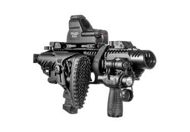 Комплект для модернизации Glock кал. 9х19 мм приклад складной, телескопический, щека, Fab Defense KPOS G2C