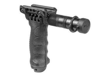 Рукоять-сошка на Weaver/Picatinny, быстросъемная, встроен фонарь, высота 15-21 см, FAB Defense, FD-T-POD G2 SL