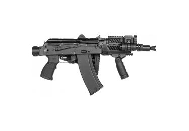 Приклад для АКСУ или АКС-74У складной (вместо складных), телескопический, компенсатор отдачи, FAB Defense M4-AKS P SB