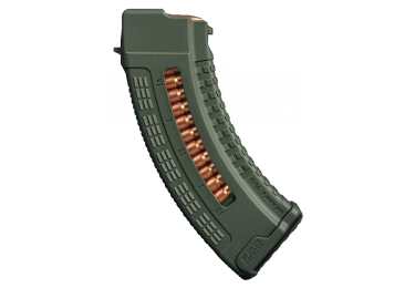 Магазин 7,62x39 мм (.30, .366 ТКМ) на 30 патронов для АК, Сайги и Вепрь 133,136 Fab Defence Ultimag AK30R (зеленый)