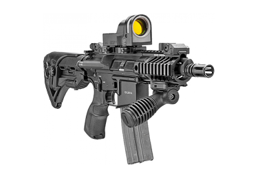 Рукоятка передняя на Weaver/Picatinny, регулируемая, складная, быстросьемная, пластик, FAB Defense, FD-T-FS