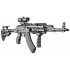 Приклад для АКМС складной, телескопический, пластик, компенсатор отдачи, FAB Defense M4-AKMS P SB