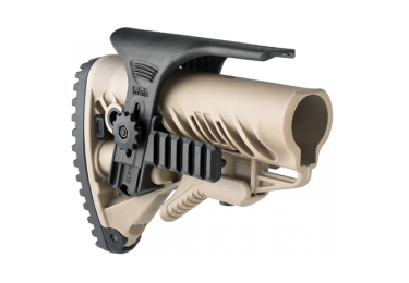 Щека FAB Defense для приклада GLR-16, пластик, регулируемая, две планки Weaver/Picatinny, FD-GPCP