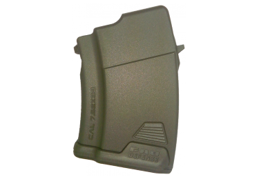 Магазин 7,62x39 мм (.30, .366 ТКМ) на 10 патронов для АК, Сайги и Вепрь 133,136 Fab Defence Ultimag AK 10R (цвет оливково-зеленый)