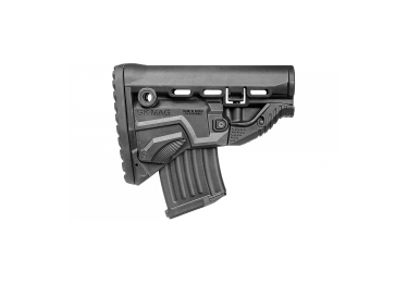 Задник телескопического приклада, пластик, магазин АК на 10 патронов, FAB Defense, GK-MAG