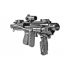 Комплект для модернизации Glock кал. 9х19 мм приклад складной, Fab Defense KPOS G2