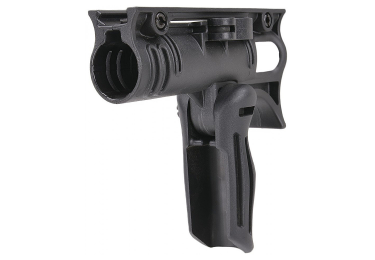 Рукоятка передняя на Weaver/Picatinny, с держателем фонаря 30 мм, складная, быстросьемная, пластик, FAB Defense, FFA-T4