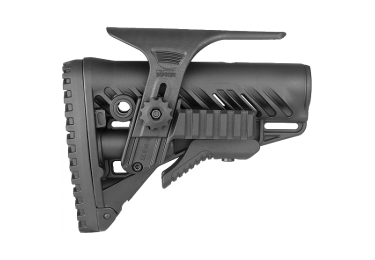 Задник телескопического приклада, щека, две планки Weaver/Picatinny, пластик, FAB Defense, FD-GLR 16 PCP