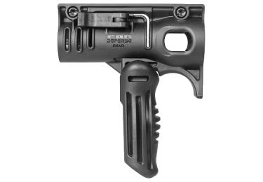 Рукоятка передняя на Weaver/Picatinny, с держателем фонаря Stinger, пластик, FAB Defense, FFS