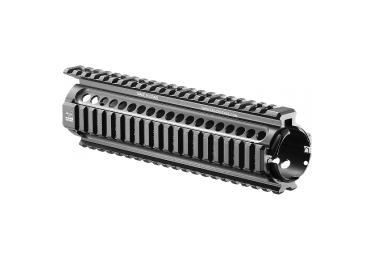 Кронштейн цевье с 4 планками типа вивер для M4/M16/AR15 и совместимых Fab Defense NFR-M5, алюминий (черный)