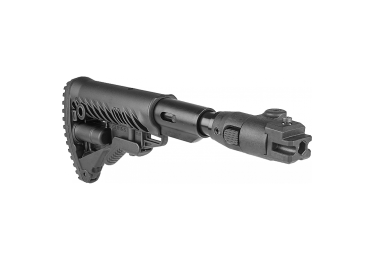 Приклад для АКМ складной (вместо нескладных), телескопический, компенсатор отдачи, FAB Defense M4-AK P SB