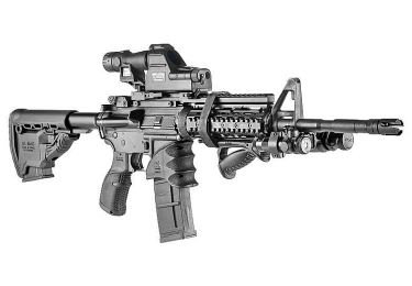 Рукоятка передняя на Weaver/Picatinny на магазин, пластик, Fab Defense MWG