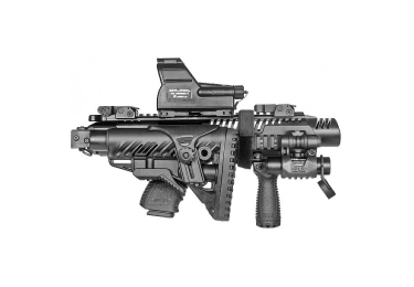 Комплект для модернизации Glock кал. 9х19 мм приклад складной, телескопический, щека, Fab Defense KPOS G2C