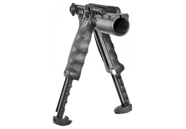 Рукоятка передняя на Weaver/Picatinny, сошки, с держателем фонаря 25.4 мм, регулируемая, складная, быстросъемная, пластик/алюминий, FAB Defense, T-POD G2 FA