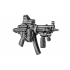 Кронштейн цевье для MP5 Fab Defense MP-5-RS, алюминий (черный)