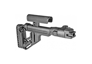 Приклад для АКМ, Сайга складной (вместо нескладных), пластик, встроена щека, FAB Defense UAS-AK P