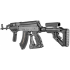 Рукоятка пистолетная с опорой для AK-47, AKM FAB Defense AK-Podium