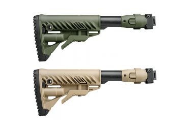 Приклад для АКСУ или АКС-74У складной (вместо складных), телескопический, FAB Defense M4-AKS P