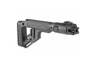 Приклад для АКМ, Сайга складной (вместо нескладных), пластик, встроена щека, FAB Defense UAS-AK P