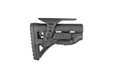 Задник телескопического приклада, щека, две планки Weaver/Picatinny, пластик, FAB Defense, FD-GL-SHOCK PCP