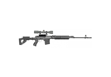 Приклад для Тигр, СВД складной (вместо нескладных), встроена щека, FAB Defense UAS-SVD